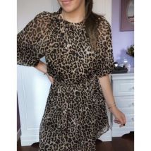 Robe courte Nakd Robe léopard