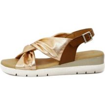 Sandales Raquel Perez Femme Chaussures, Sandales en Cuir, Talon compensé-20833