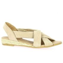 Sandales plates Exit Nu pieds cuir velours