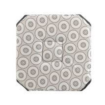 Galettes de chaise Douceur d intérieur GALETTE 4 RABATS 36 x 36 x 3.5 CM POLYESTER IMPRIME SALTO X2