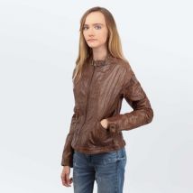 Veste Cameleon Wmns Leather Jacket 5214 Tobacco