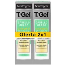 Shampooings Neutrogena T/gel Shampooing Antipelliculaire Normal-gras Pack 2 X