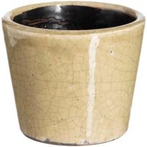 Vases, caches pots d'intérieur Ixia Cache-pot beige en céramique vieillie