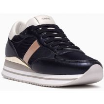 Baskets Crime London Sneakers STRIPE RUNNER Blue -