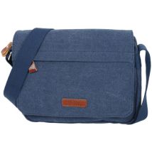 Sac bandoulière Katana Besace Toile Garnie Cuir De Vachette