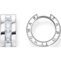 Boucles oreilles Thomas Sabo Créoles argent oxydes