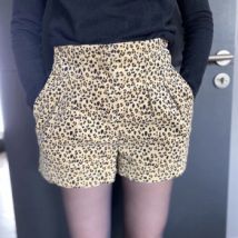 Short Bizzbee Short beige léopard