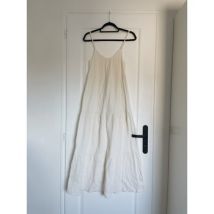 Robe Gemo Robe blanche gaz de coton Gémo