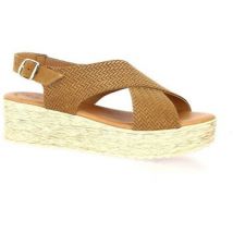 Espadrilles Eva Frutos Nu pieds cuir velours