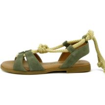 Sandales plates Raquel Perez Femme Chaussures, Sandales Plat, Daim, Lacets-17509