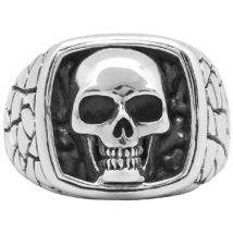 Bijoux Orusbijoux Bague Argent Homme Style écaille Tête De Mort