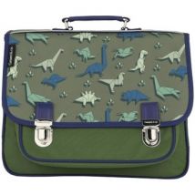 Cartable CARAMEL & CIE Cartable Dinosaure Caramel et Cie Ref 57023 Vert 3