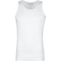 T-shirt Garage Débardeur Stretch Basique Blanc