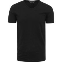 T-shirt Garage T-shirt Stretch Basique Col-V Noir