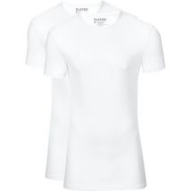 T-shirt Slater T-shirts Lot de 2 Stretch Blanc