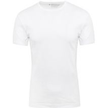 T-shirt Garage Basique Blanc Col Rond