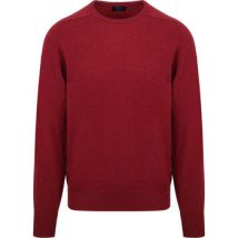 Sweat-shirt William Lockie Pull Laine d'Agneau Col Rond Mélangé Poppy