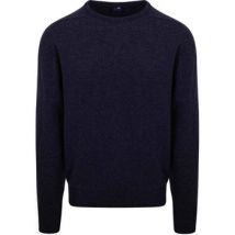 Sweatshirts William Lockie Pull Laine d'Agneau Col Rond Midnight Marine