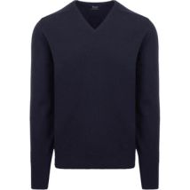 Sweat-shirt William Lockie Col-V Agneline Marine