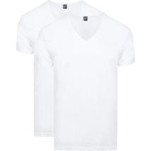 T-shirt Alan Red T-shirt Dean Col-V Blanc (lot de 2)