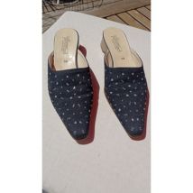 Mules Essentiel MULES toile incrustations brillantes
