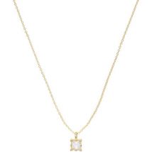 Collier Square Collier en Argent 925/1000 Jaune et Oxyde