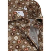 Chemise Blue Industry Chemise Impression Marron