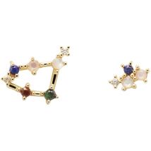Boucles oreilles Pdpaola Boucles d'oreilles puces ZODIAC - Capricorne