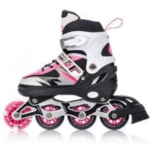 Chaussures à roulettes Meteor 4W1 Seasons Pink Led 2022