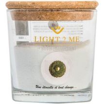 Bougies, diffuseurs La Bougie Autrement Bougie en poudre 250 grs vert pailleté