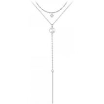 Collier Sc Crystal B2276-ARGENT+B2382-ARGENT-10001-CRYS