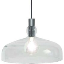 Lustres, suspensions et plafonniers Tosel Suspension dôme verre aluminium