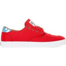 Chaussures de Skate Lakai BELMONT red canvas collab quiet life