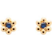 Boucles oreilles Pdpaola Boucles d'oreilles puces Marguerite dorées