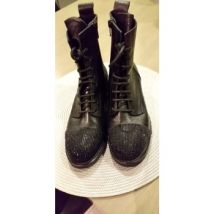 Bottines Mimmu Bottine noir en cuir