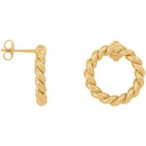 Boucles oreilles Saunier Boucles d'oreilles vis Malo plaqué or