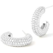 Boucles oreilles Pdpaola Boucles d'oreilles créoles King argent