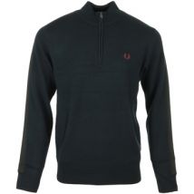 Pull Fred Perry Striped Trim Half Zip Jumper
