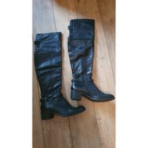 Bottes Mamzelle Ô Bottes en cuir noir