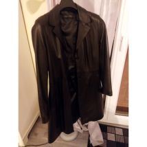 Veste Aqua Leather Manteau long cuir