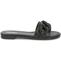 Chaussons Betsy black casual open slippers