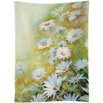 Torchons Ambiente Torchon en coton pâquerettes 50 x 70 cm