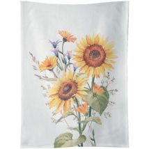 Torchons Ambiente Torchon en coton Tournesols 50 x 70 cm
