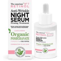 Soins ciblés The Conscious™ Retinol Anti-wrinkle Night Serum Organic Pomegranate