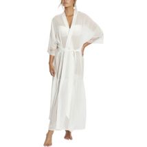 Chemises de nuit Selmark Déshabillé long manches trois-quarts Penelope Mariage