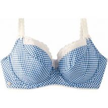 Emboitants Brigitte Bardot Soutien-gorge armatures grand maintien bleu Badinage