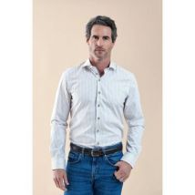 Chemise R2 Amsterdam R2 Chemise Rayures Beige