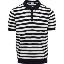 T-shirt Blue Industry M10 Polo Rayures Bleu Foncé