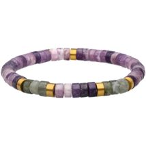 Bracelets Sixtystones Bracelet Perles Heishi Améthyste -Large-20cm