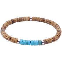 Bracelets Sixtystones Bracelet Perles Heishi Jaspe -enfant-12cm